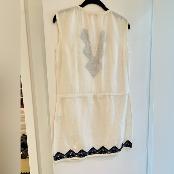 Tory Burch Margarita Linen Tunic Coverup XS - Picture 6 of 6